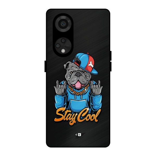 Chill Calm Cool Metal Back Case for Reno8 T 5G