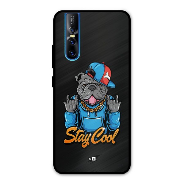 Chill Calm Cool Metal Back Case for Vivo V15 Pro