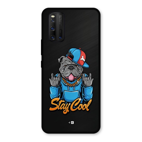 Chill Calm Cool Metal Back Case for iQOO 3