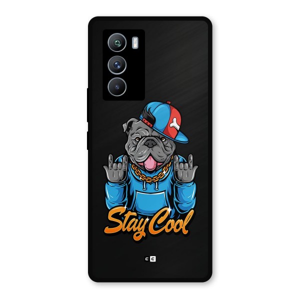 Chill Calm Cool Metal Back Case for iQOO 9 SE