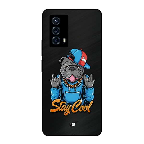 Chill Calm Cool Metal Back Case for iQOO Z5