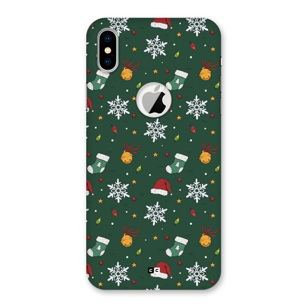 Christmas Call Back Case for iPhone XS Logo Cut