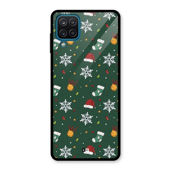 Christmas Call Glass Back Case for Galaxy A12