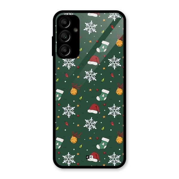 Christmas Call Glass Back Case for Galaxy A14 5G