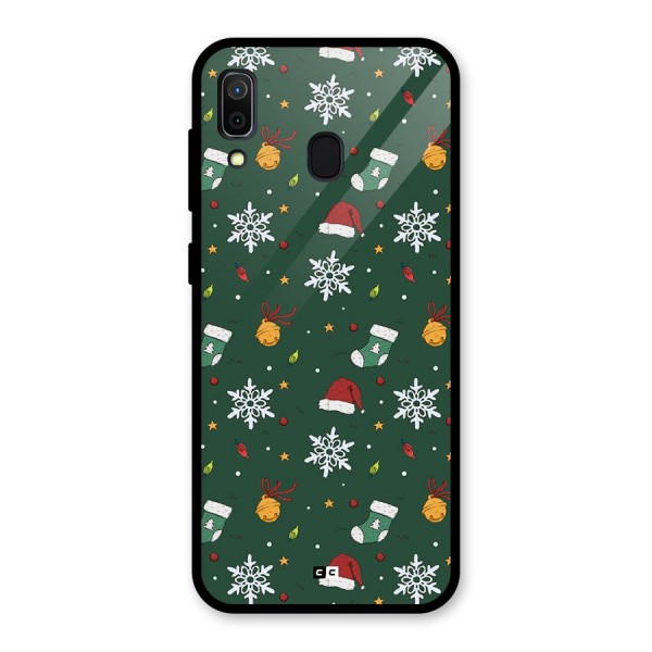 Christmas Call Glass Back Case for Galaxy A30