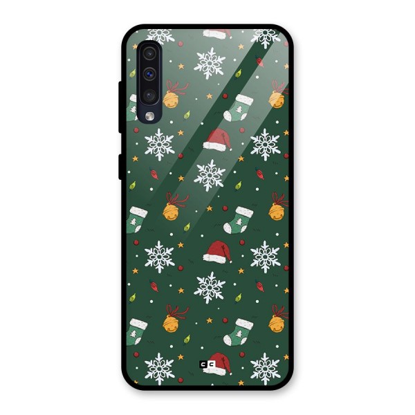 Christmas Call Glass Back Case for Galaxy A50