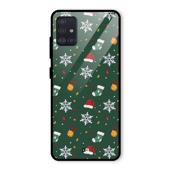 Christmas Call Glass Back Case for Galaxy A51