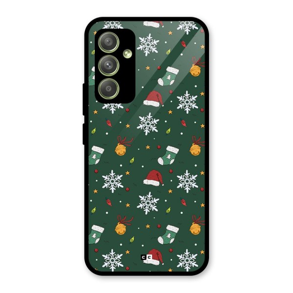 Christmas Call Glass Back Case for Galaxy A54