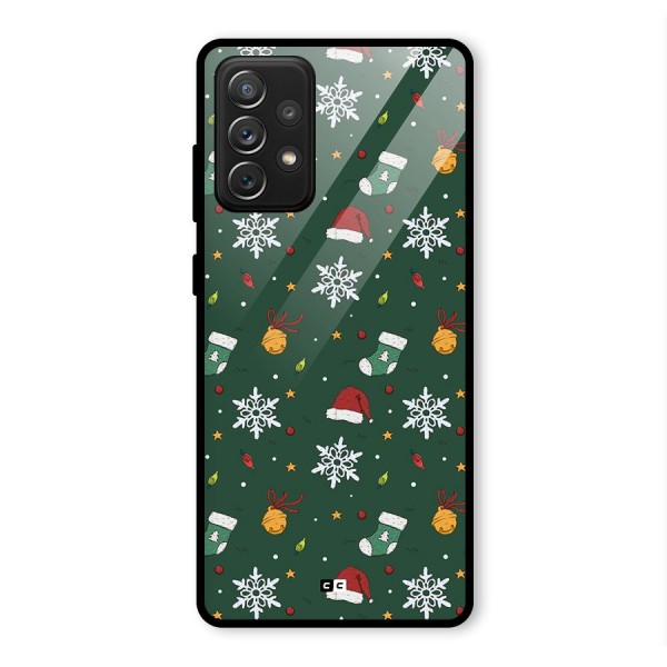 Christmas Call Glass Back Case for Galaxy A72