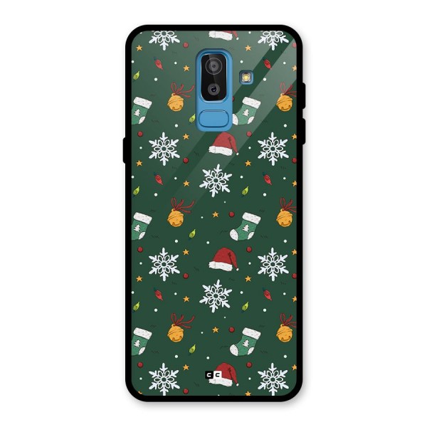 Christmas Call Glass Back Case for Galaxy J8