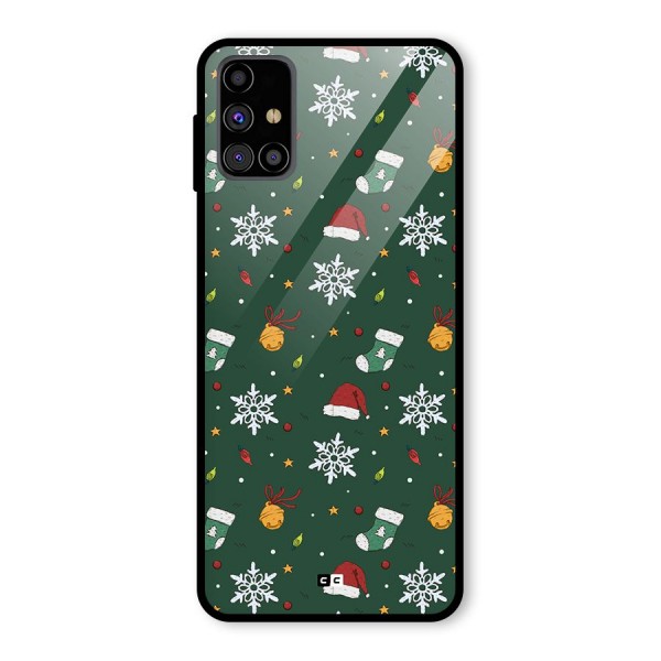 Christmas Call Glass Back Case for Galaxy M31s