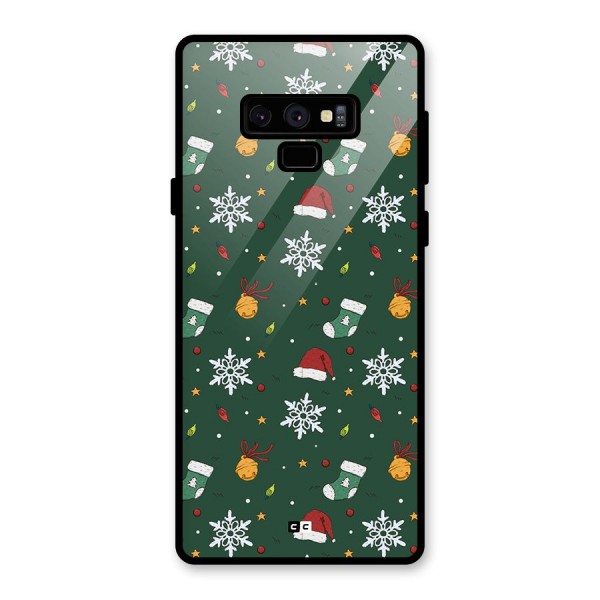 Christmas Call Glass Back Case for Galaxy Note 9