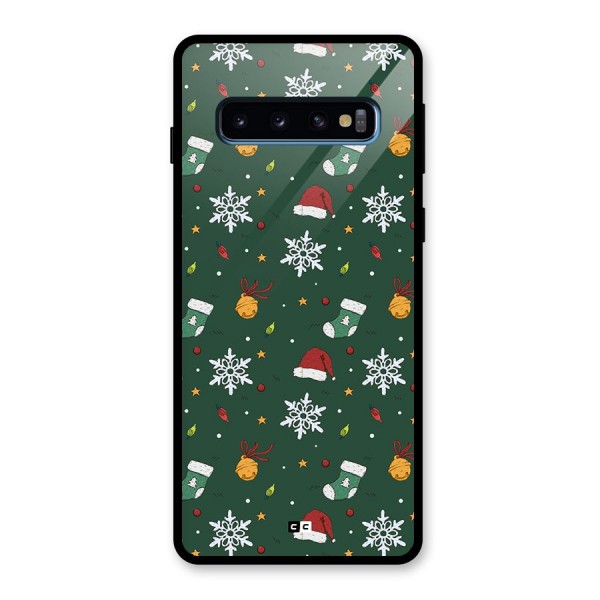 Christmas Call Glass Back Case for Galaxy S10