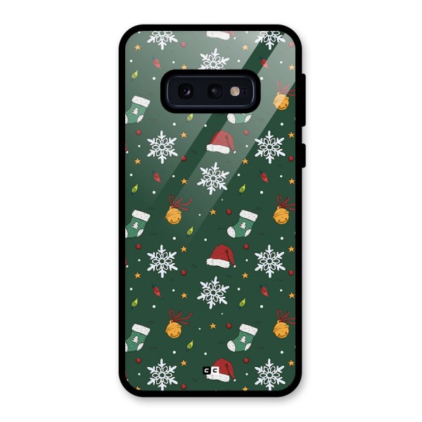 Christmas Call Glass Back Case for Galaxy S10e