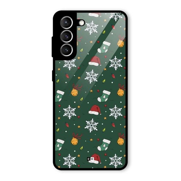 Christmas Call Glass Back Case for Galaxy S21 5G