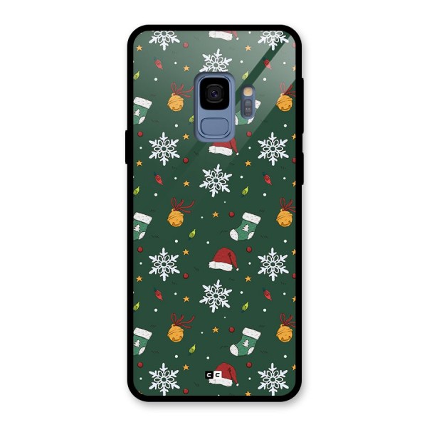 Christmas Call Glass Back Case for Galaxy S9