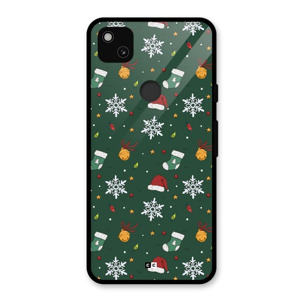 Christmas Call Glass Back Case for Google Pixel 4a