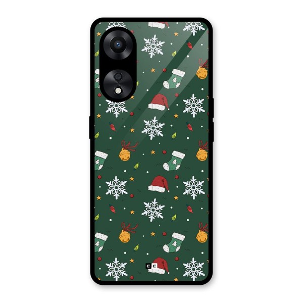 Christmas Call Glass Back Case for Oppo A78