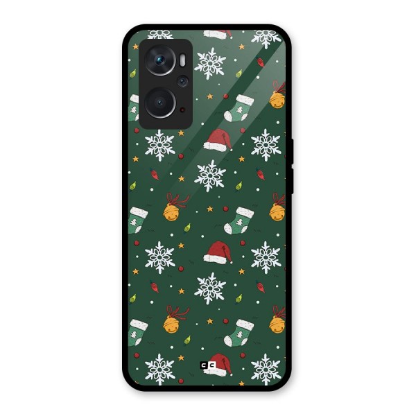 Christmas Call Glass Back Case for Oppo K10 4G