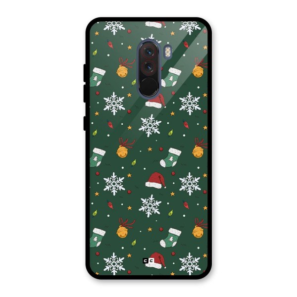 Christmas Call Glass Back Case for Poco F1