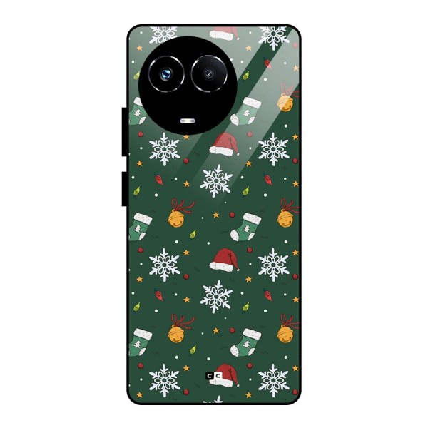 Christmas Call Glass Back Case for Realme 11X