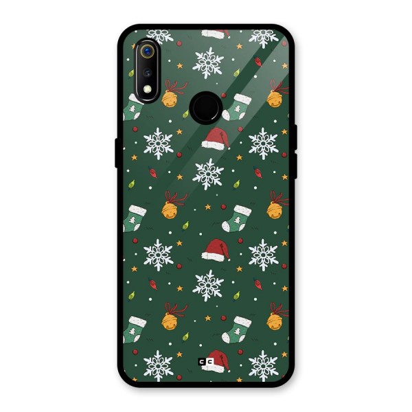 Christmas Call Glass Back Case for Realme 3