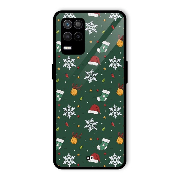 Christmas Call Glass Back Case for Realme 8 5G