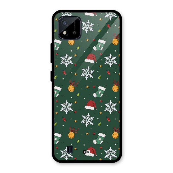 Christmas Call Glass Back Case for Realme C11 2021