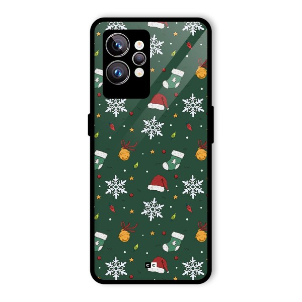 Christmas Call Glass Back Case for Realme GT2 Pro