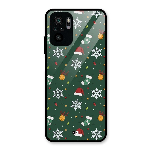 Christmas Call Glass Back Case for Redmi Note 10