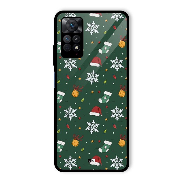 Christmas Call Glass Back Case for Redmi Note 11 Pro