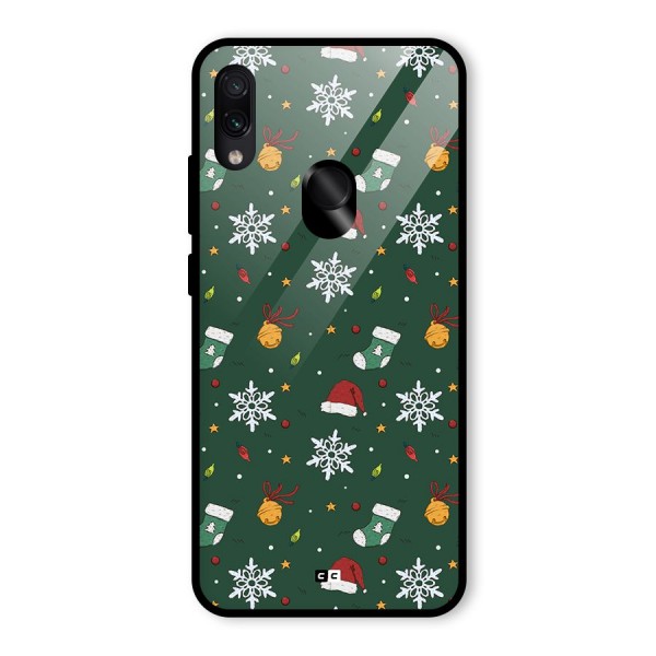 Christmas Call Glass Back Case for Redmi Note 7