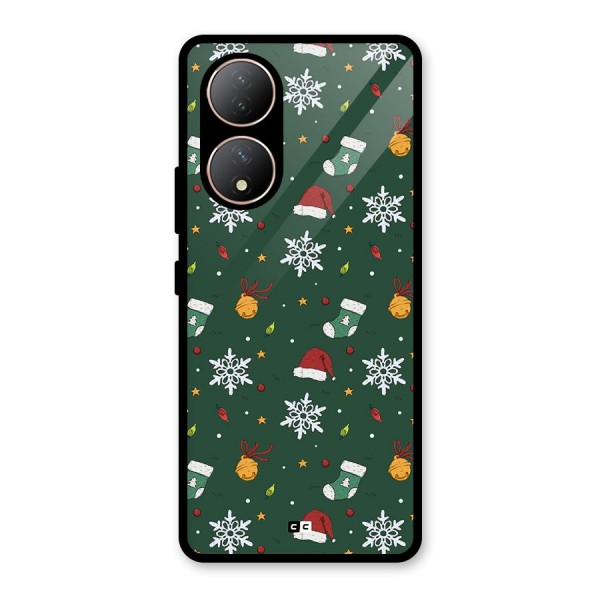 Christmas Call Glass Back Case for Vivo T2