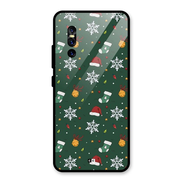 Christmas Call Glass Back Case for Vivo V15 Pro