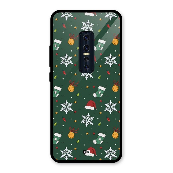 Christmas Call Glass Back Case for Vivo V17 Pro