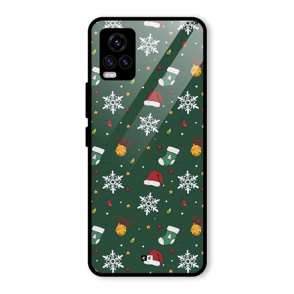 Christmas Call Glass Back Case for Vivo V20