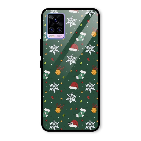 Christmas Call Glass Back Case for Vivo V20 Pro