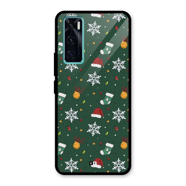 Christmas Call Glass Back Case for Vivo V20 SE