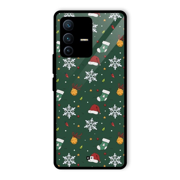 Christmas Call Glass Back Case for Vivo V23 Pro