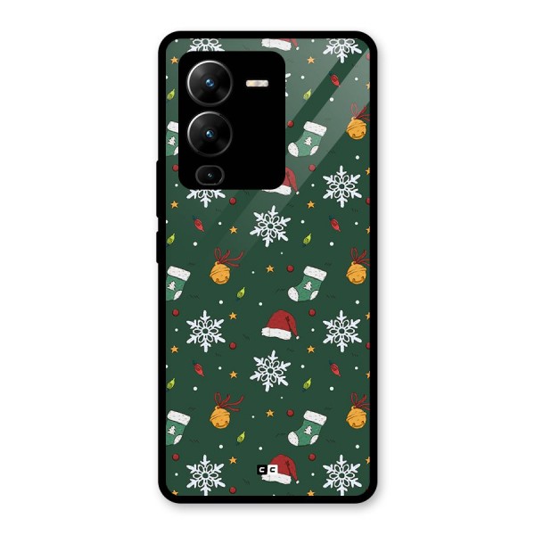 Christmas Call Glass Back Case for Vivo V25 Pro