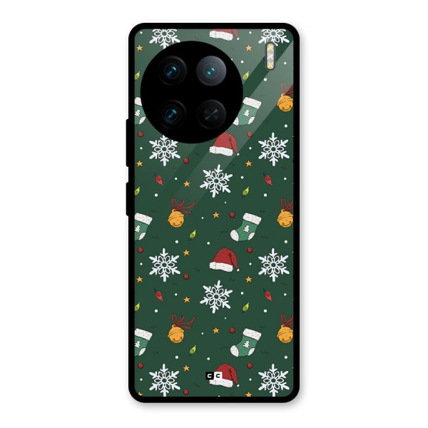 Christmas Call Glass Back Case for Vivo X90 Pro