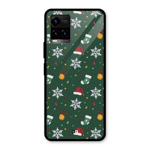 Christmas Call Glass Back Case for Vivo Y21A