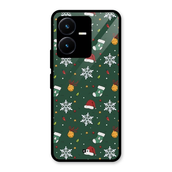 Christmas Call Glass Back Case for Vivo Y22