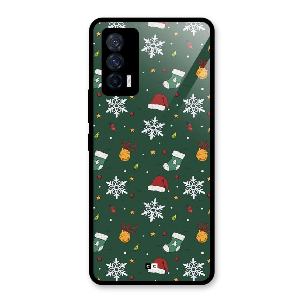 Christmas Call Glass Back Case for Vivo iQOO 7 5G