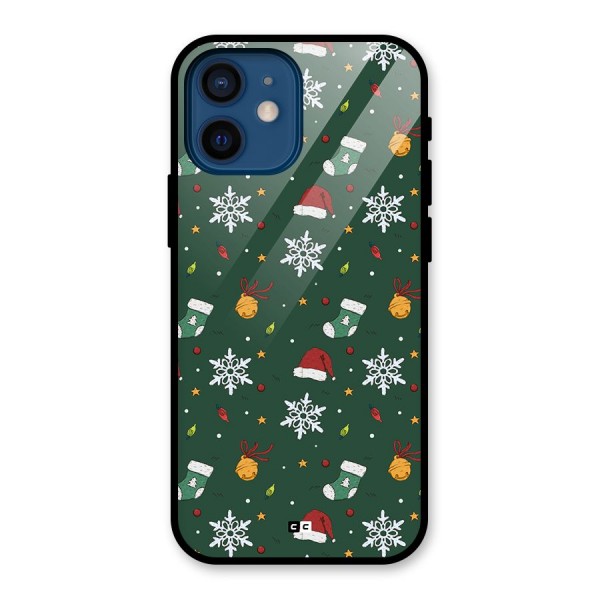 Christmas Call Glass Back Case for iPhone 12 Mini