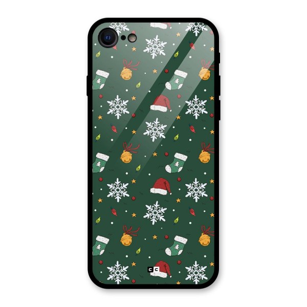 Christmas Call Glass Back Case for iPhone 8