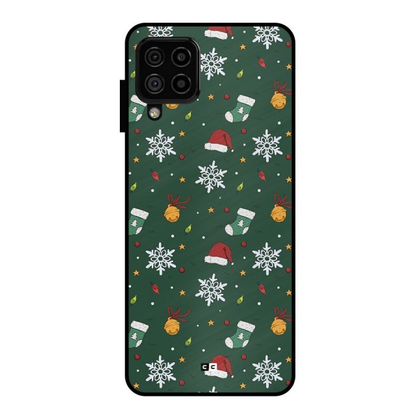 Christmas Call Metal Back Case for Galaxy A22 4G