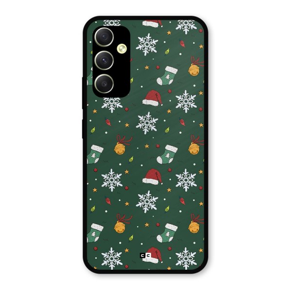 Christmas Call Metal Back Case for Galaxy A34