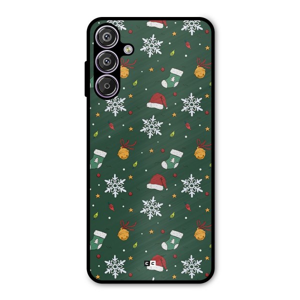 Christmas Call Metal Back Case for Galaxy F15