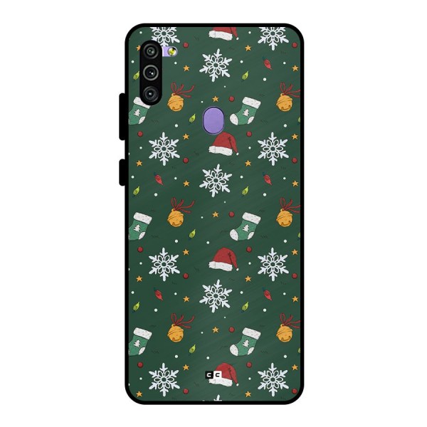 Christmas Call Metal Back Case for Galaxy M11